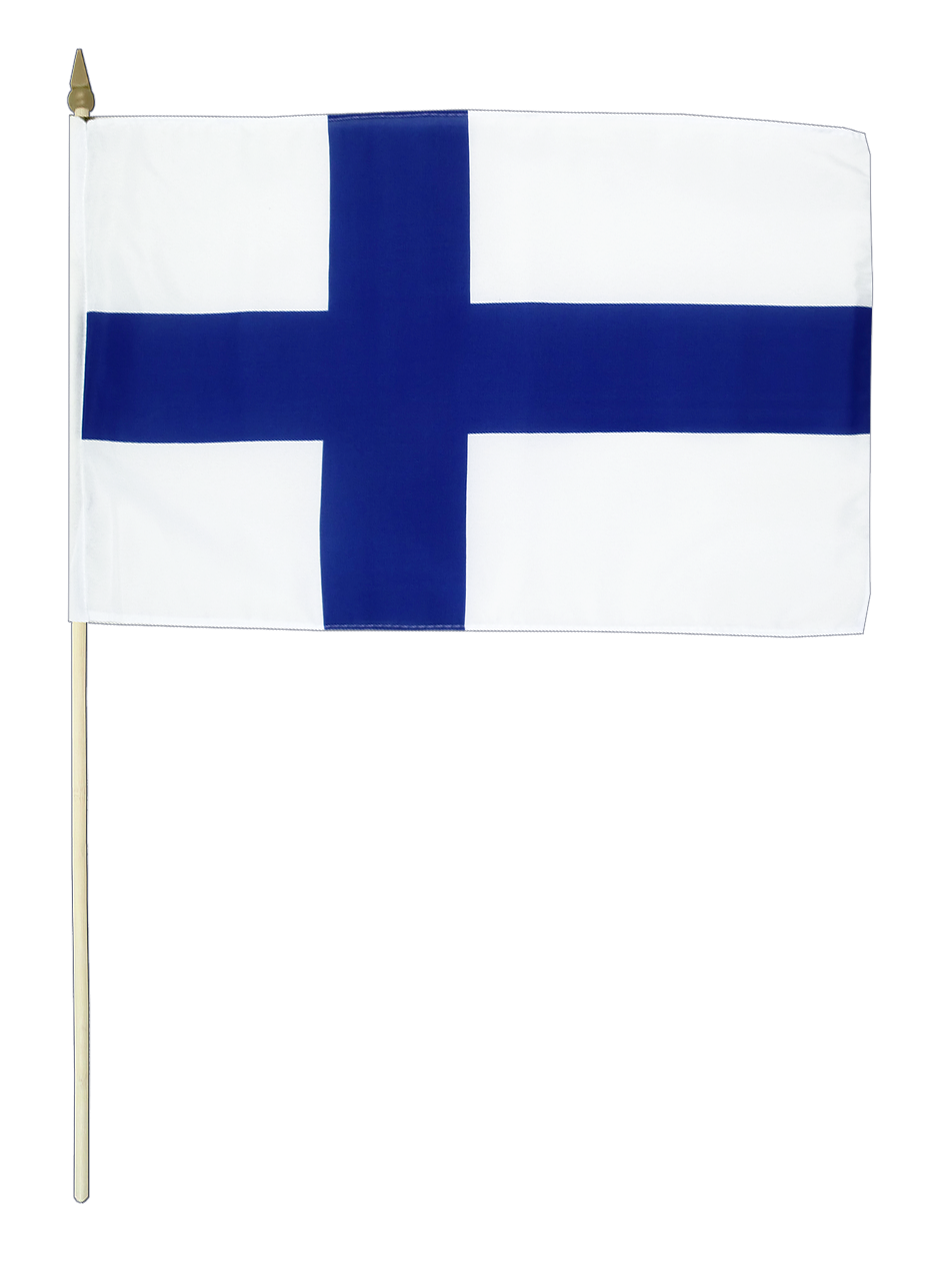 Флаг с синим крестом