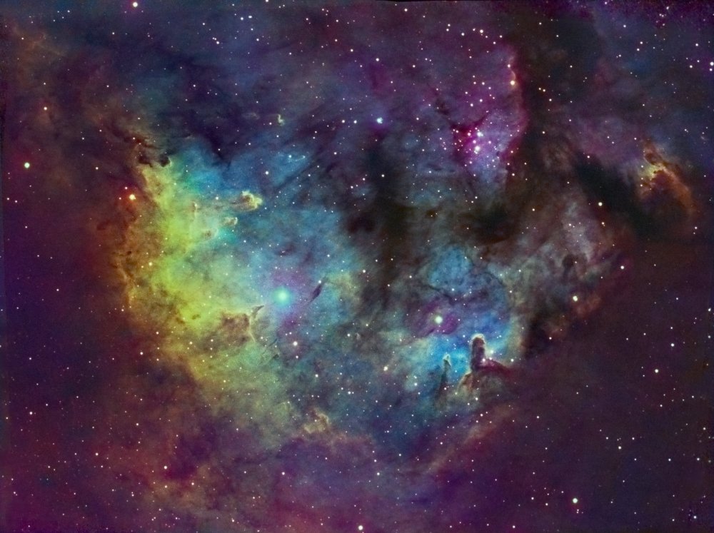 Туманность NGC 7822