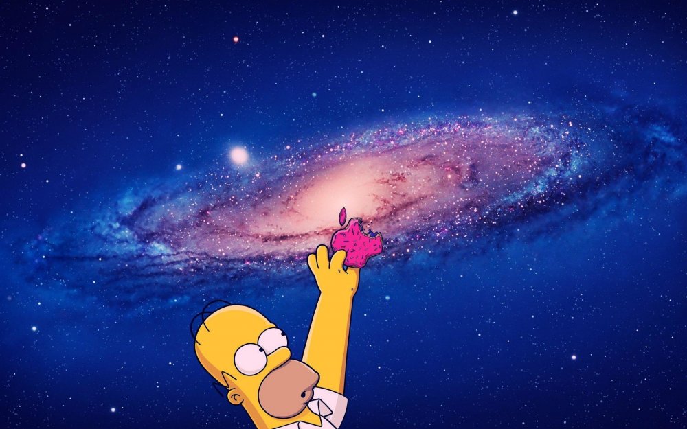 Барт симпсон в космосе