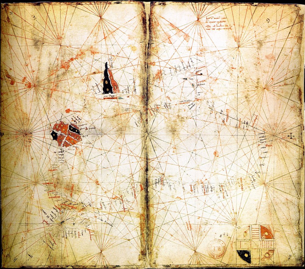 Древние морские карты
