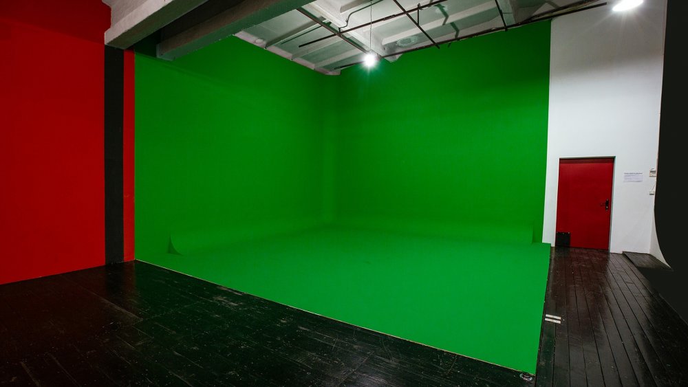 Зелёный фон для съёмки