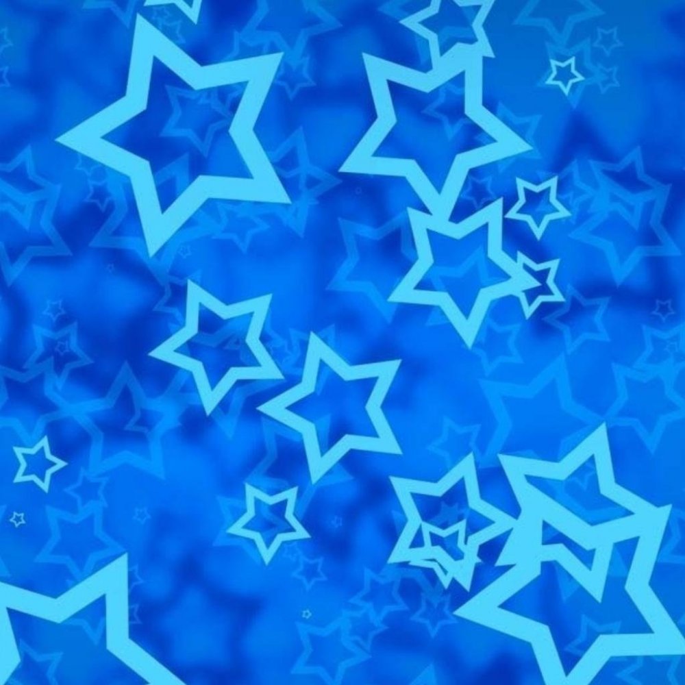 Синяя звезда на белом фоне