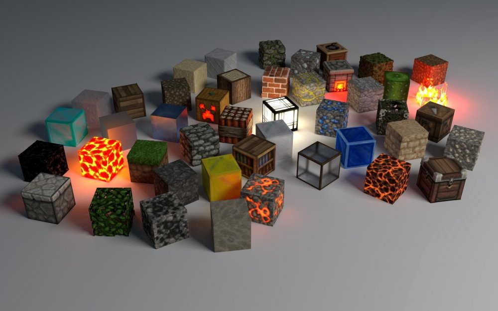 Майнкрафт кубики