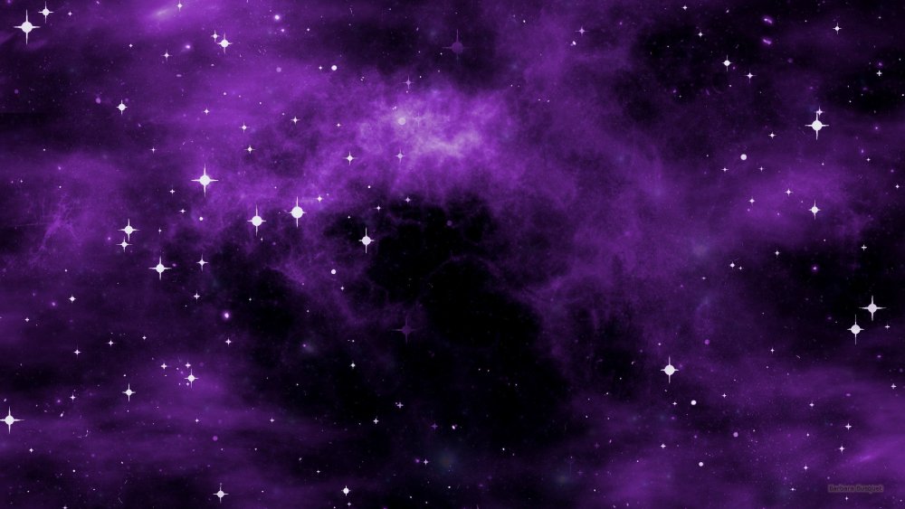 Красивый фиолетовый космос