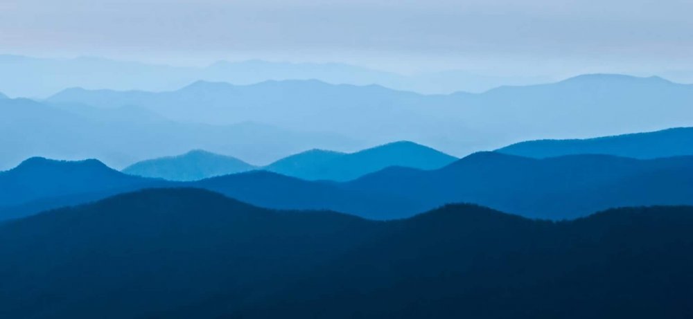 Синие горы панорама