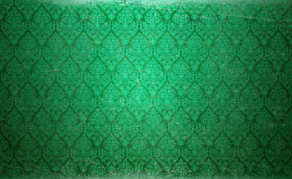 Ярко зеленая абстракция