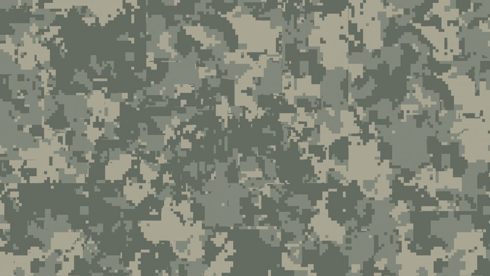 Пиксельный военный камуфляж