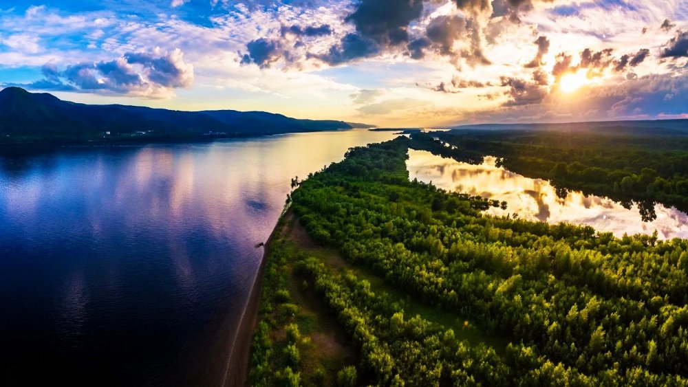 Река Волга в Самарском крае