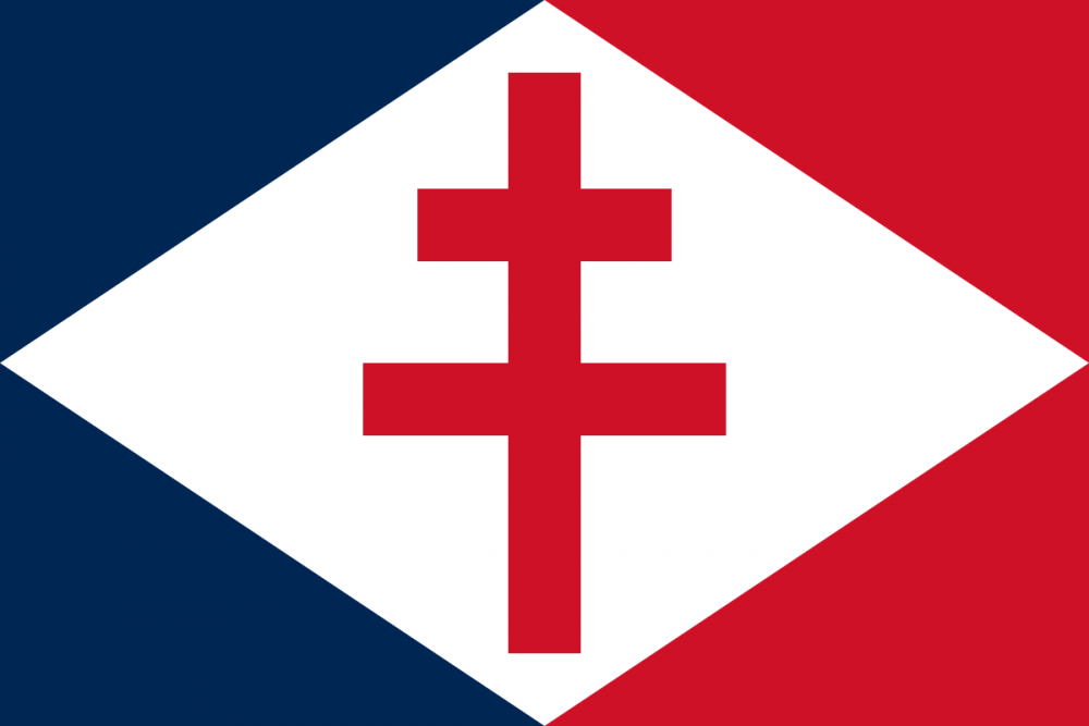 Лотарингский крест символ Франции
