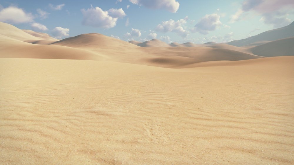Пустыня Пески Оазис