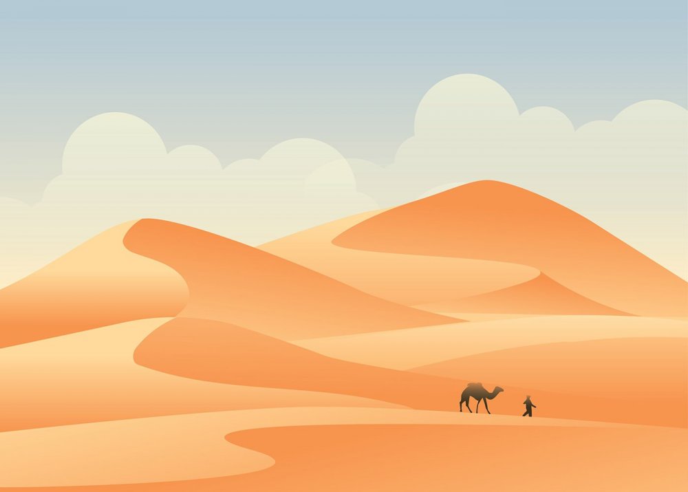 Сиреневая пустыня