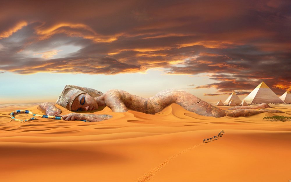 Песчаноэоловая пустыня Эрги Сахары