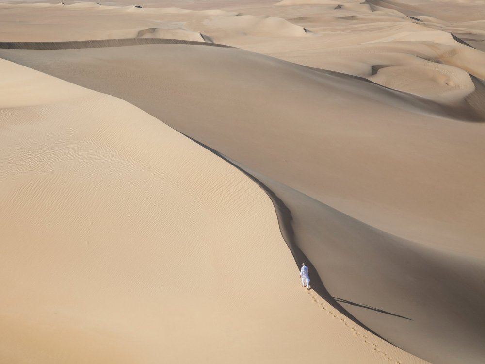 Зыбучие Пески в пустыне