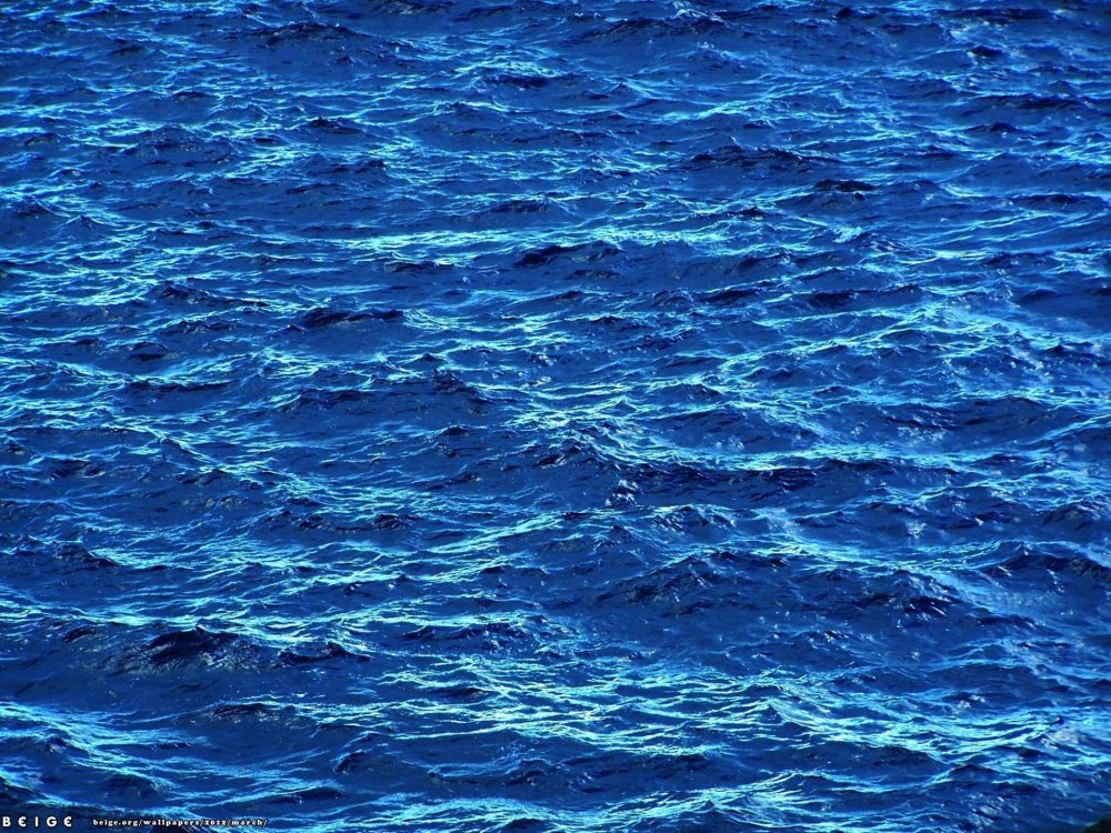 Синее море