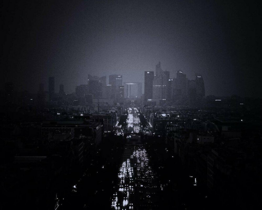 Мрачный ночной город