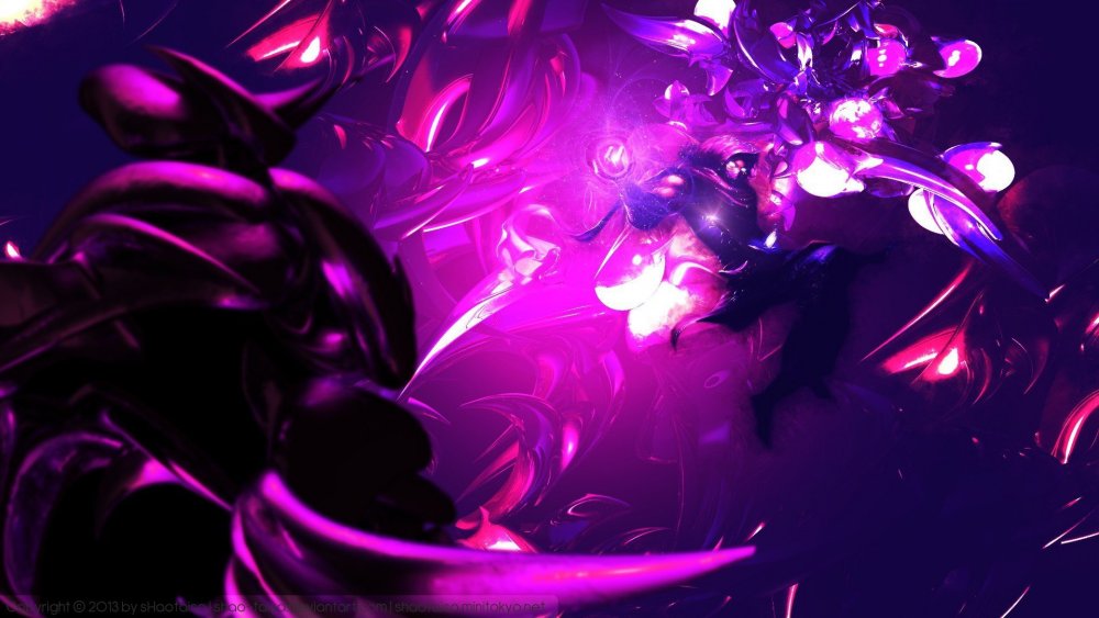 Темно фиолетовый неон