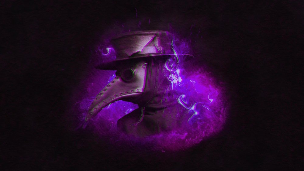 Чумной доктор фиолетовый