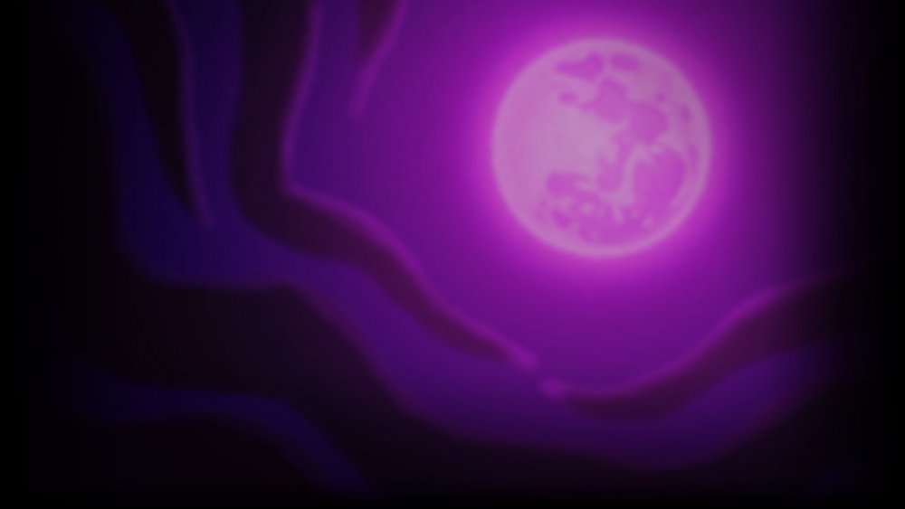 Аватар в темно фиолетовых тонах