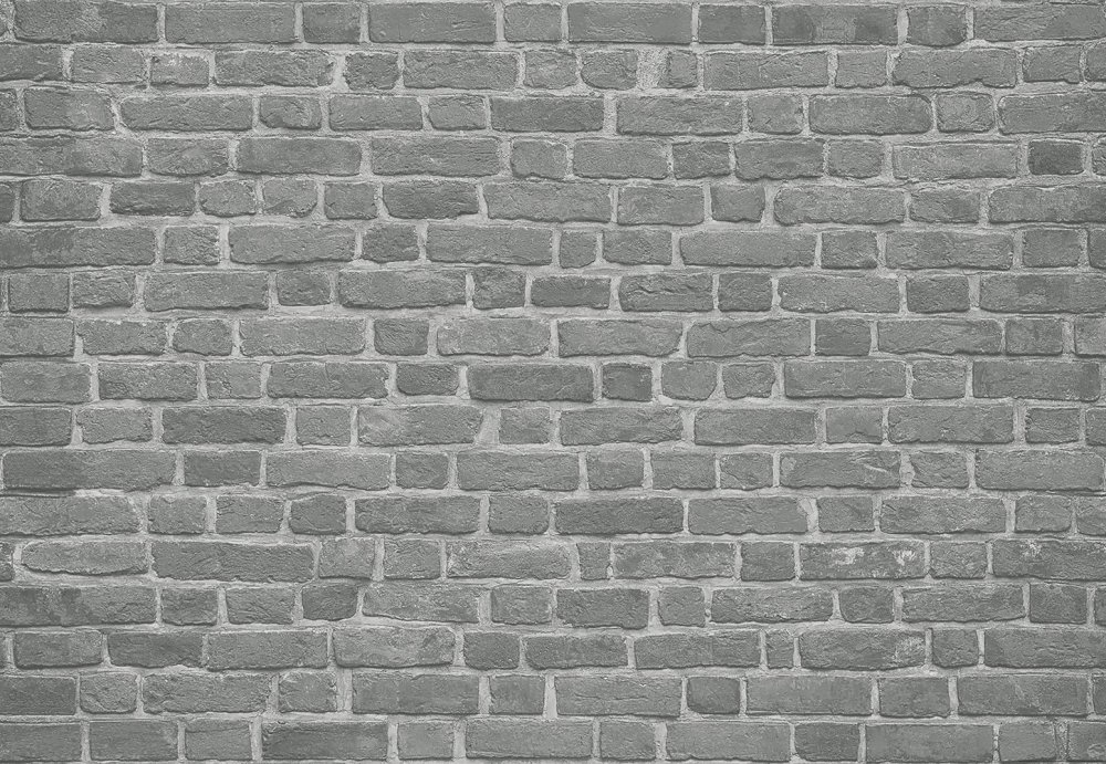 Стена кирпич серый