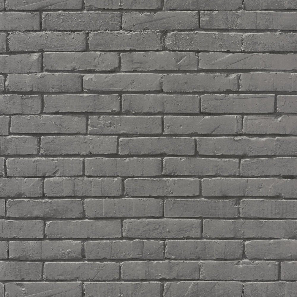 Стена из серого кирпича