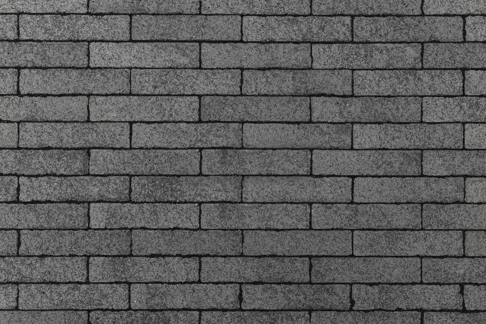 Стена из серого кирпича фон