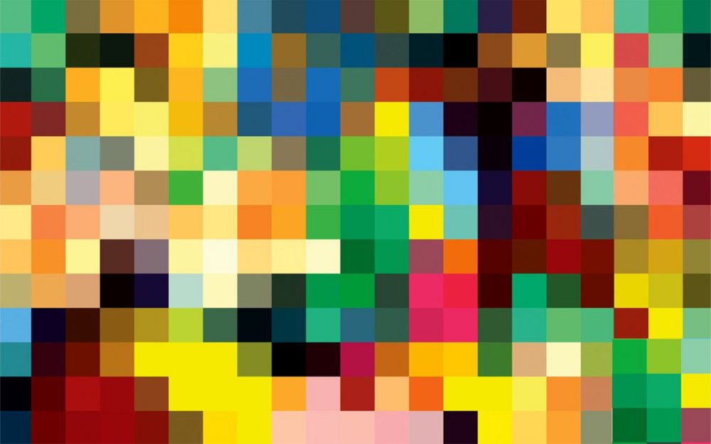 Пиксели разного цвета