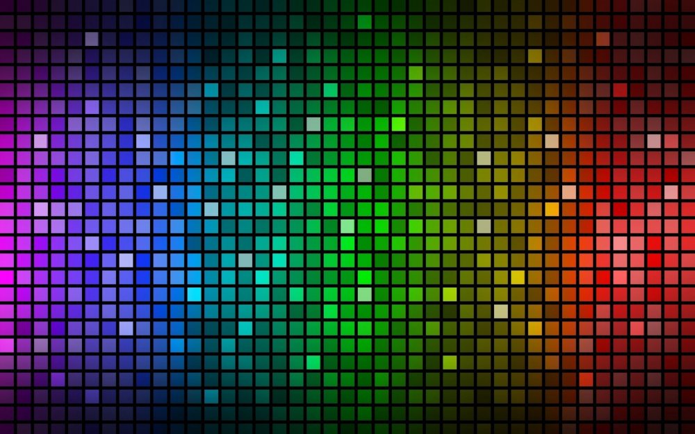 Фоны с цветными пикселями