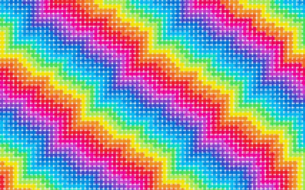 Радужные пиксели
