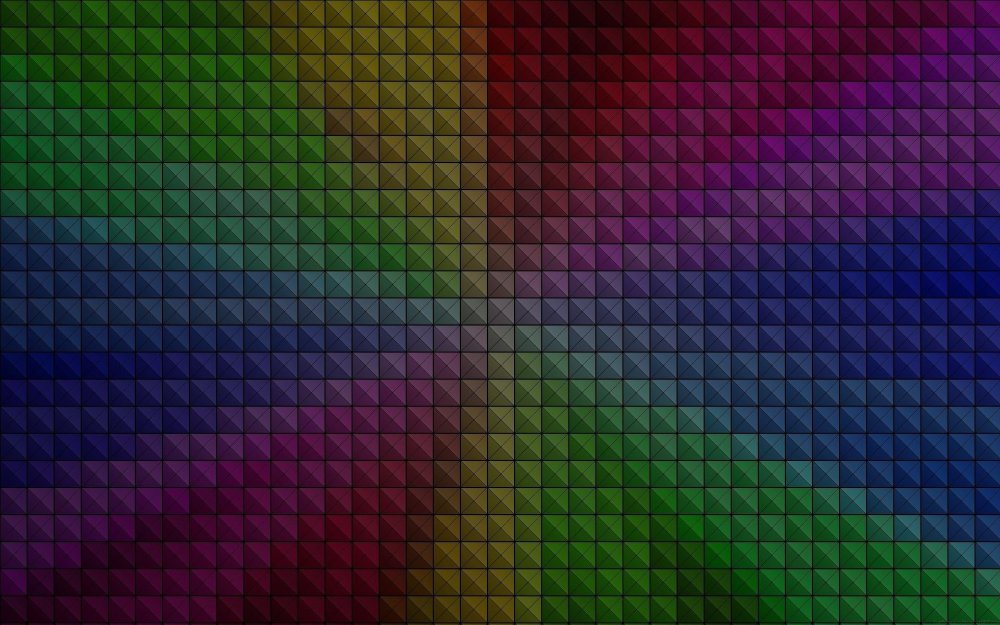 Радуга из пикселей