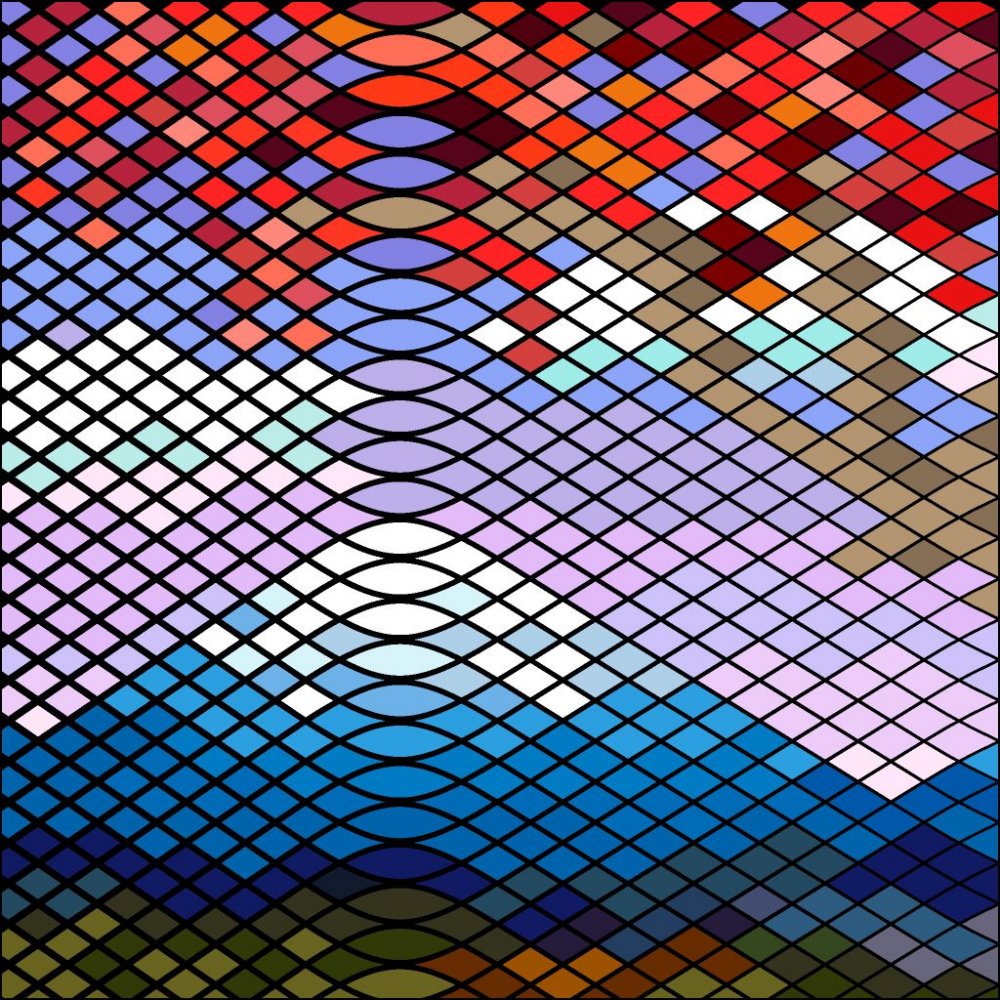 Разноцветные пиксели