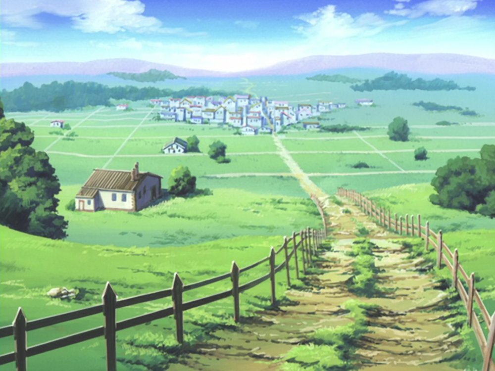 Деревня из аниме