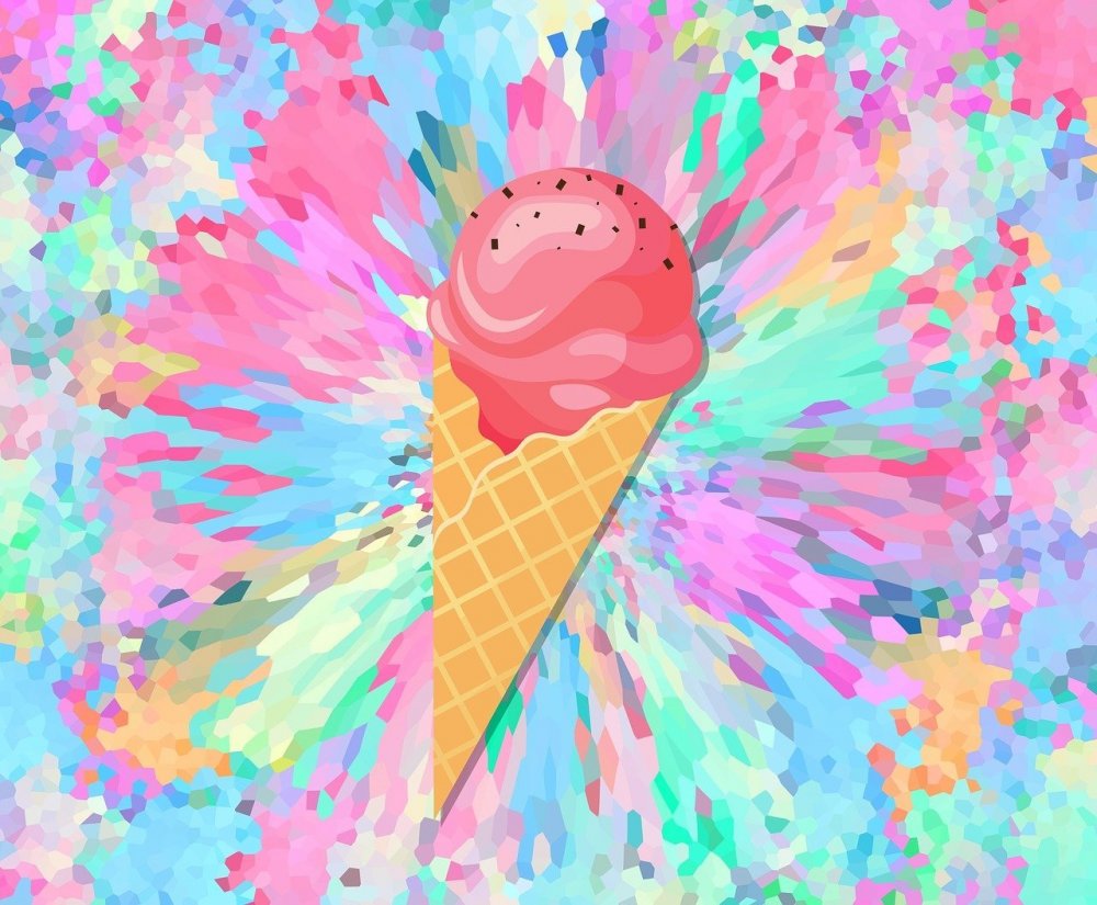 Картина мороженое
