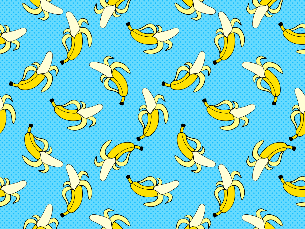 Принт бананы