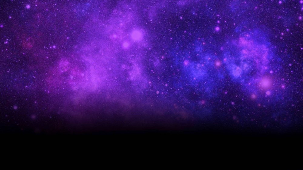 Космос голубой фиолетовый