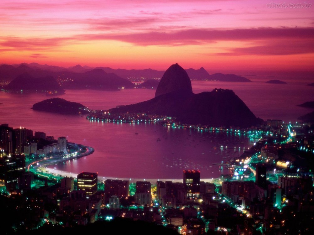 Рио де Жанейро ночью