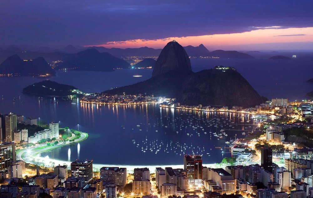 Гора сахарная голова Рио-де-Жанейро