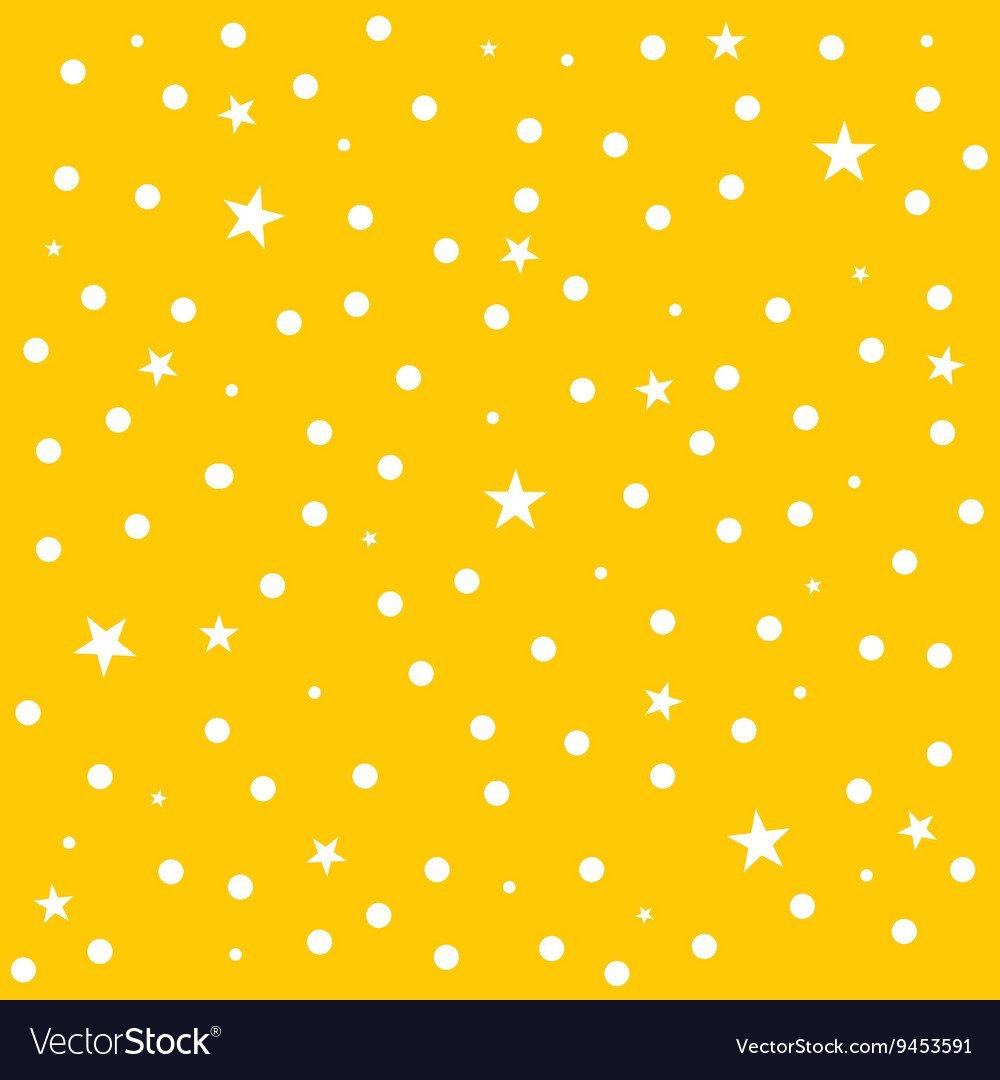 Желтый фон со звездами