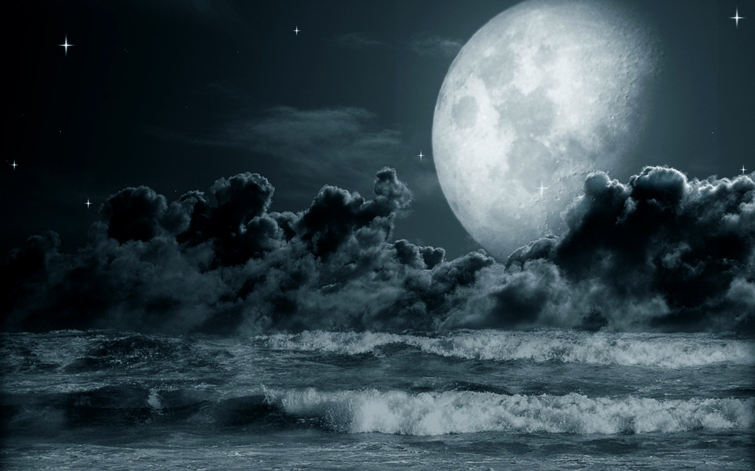 Луна в облаках. Ночь Луна. Лунный пейзаж. Лунное небо.