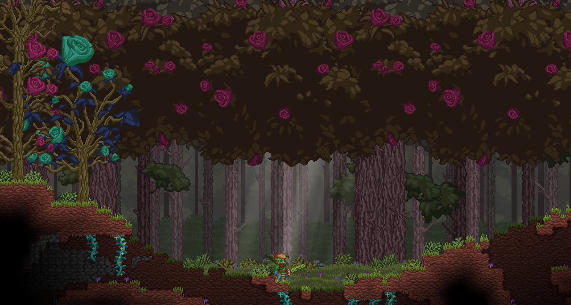 Terraria forest backgrounds фото 44