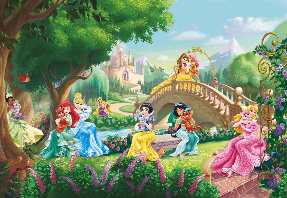 Фотообои "Disney Princess Park"