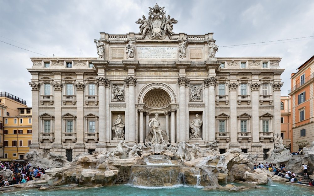 Италия Рим фонтан Треви