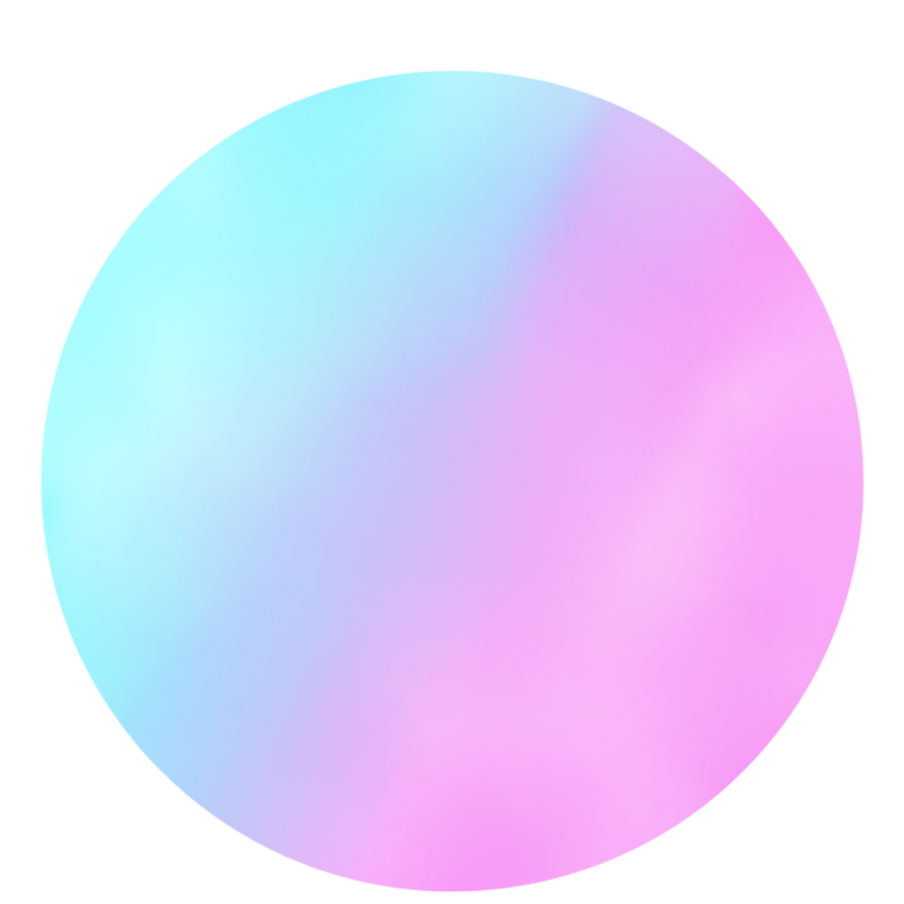 Розовый круг на прозрачном фоне