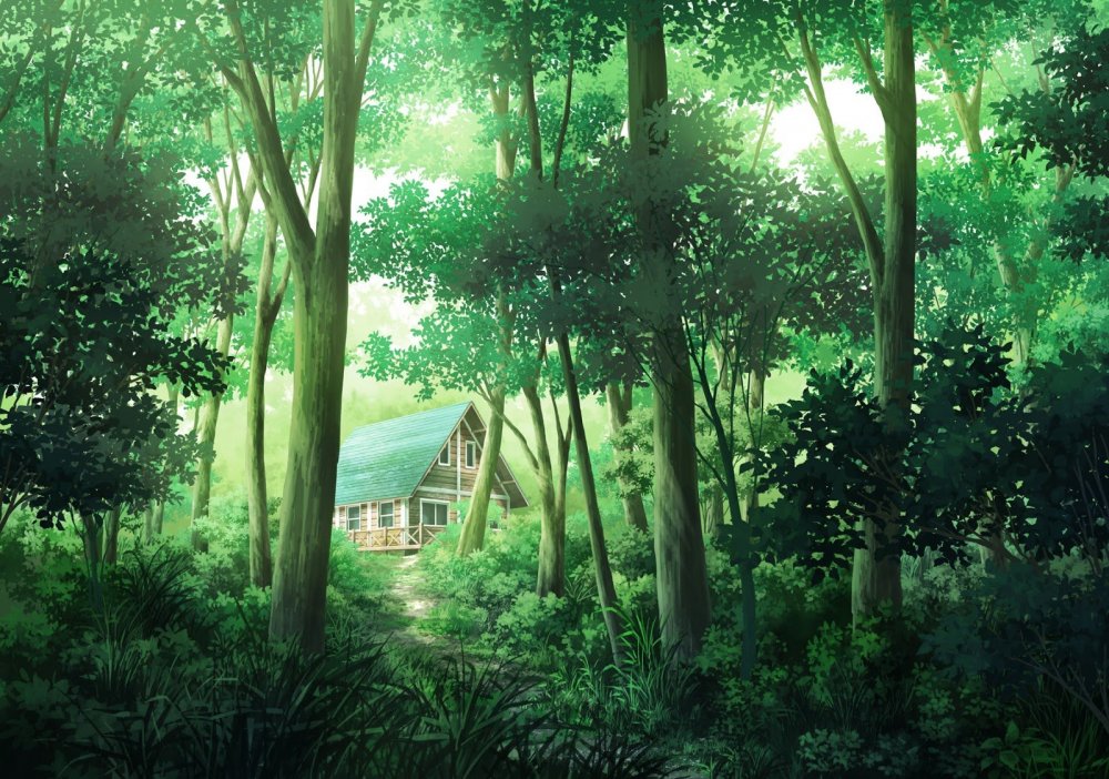Лес из аниме