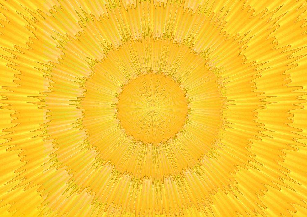 Абстрактное солнце