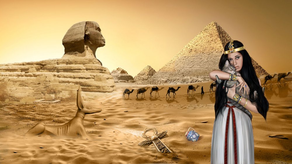 Клеопатра сфинкс пирамиды