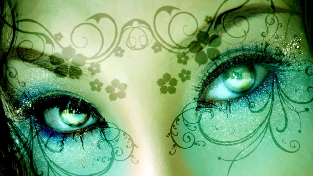 Магические зелёные глаза
