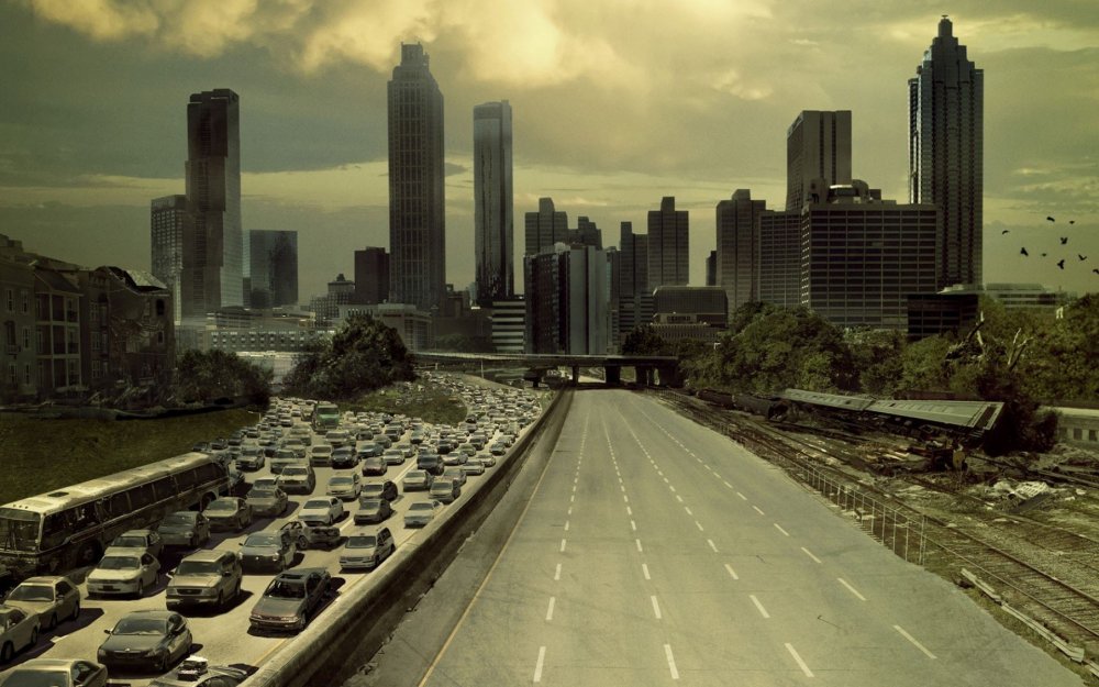 Ходячие мертвецы Атланта дорога