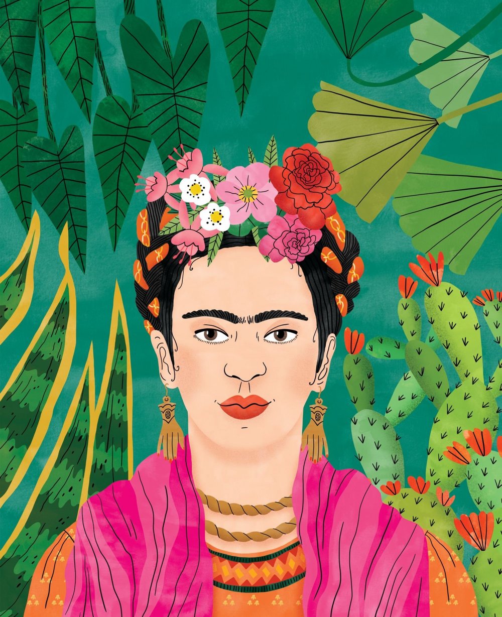Фрида Кало арт портрет
