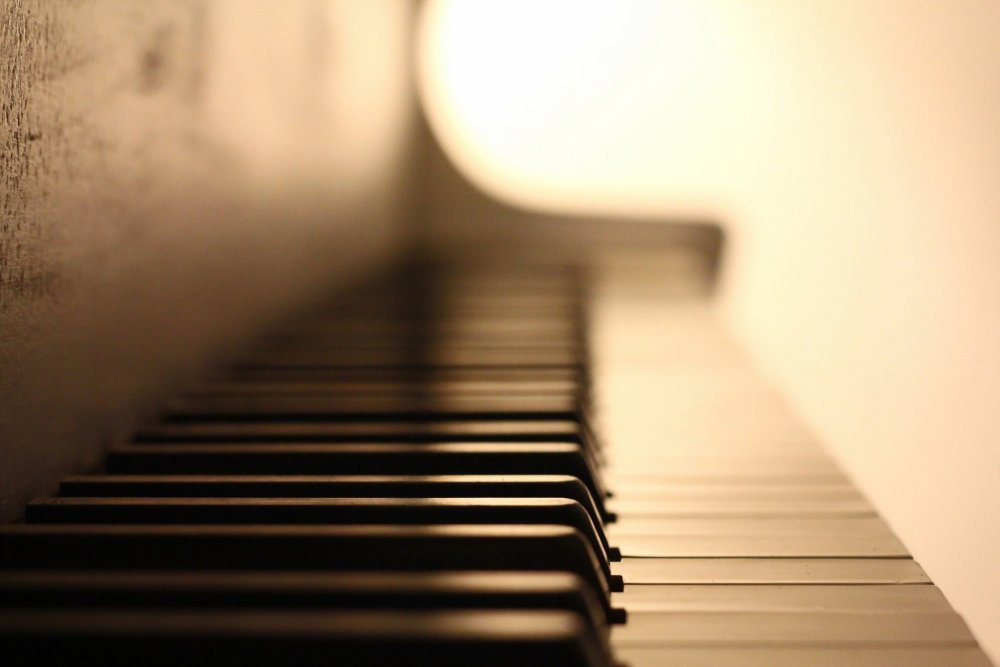 Фон клавиши фортепиано