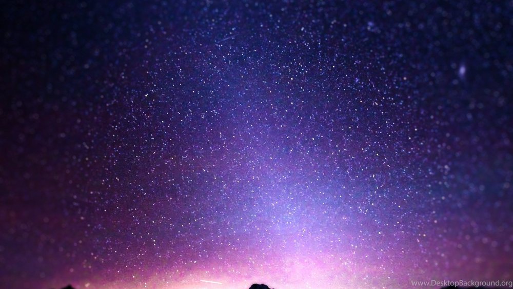 Звездное небо фиолетовое